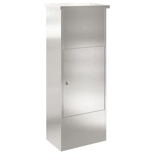 vidaXL Caixa para entrega de pacotes Prateado 44,5 x 29 x 110,5 cm