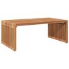 vidaXL Mesa Lateral de Jardim Castanho 90 x 50 x 36 cm