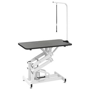 vidaXL Mesa ajust&aacute;vel de tratamento, de banho, hidr&aacute;ulica para c&atilde;es, gatos