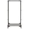 vidaXL Suporte para lenha 40x30x80 cm aço inoxidável
