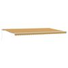 vidaXL Toldo retr&aacute;til Multicolor 600 &times; 350 cm Poli&eacute;ster e Alum&iacute;nio