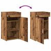 vidaXL Buffet com gaveta Madeira antiga 50 x 42,5 x 93 cm