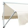 vidaXL Toldo de p&eacute; 500x300 cm creme