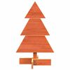 vidaXL Árvore de Natal decorativa 60 cm pinho maciço castanho-mel