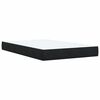 vidaXL Cama boxspring com colch&atilde;o 120x190 cm veludo preto
