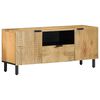 vidaXL M&oacute;vel de TV castanho 105x33x46 cm madeira de mangueira maci&ccedil;a