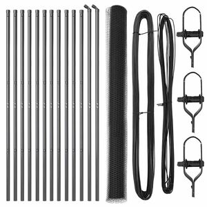 vidaXL Poste de Cerca Cinzeto