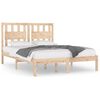 vidaXL Estrutura de cama 160x200 cm pinho maci&ccedil;o