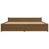 vidaXL Estrutura de cama super king 180x200 cm madeira castanho-mel