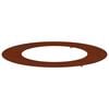 vidaXL adequado para Anel de &Aacute;rvore Plano Castanho &Oslash;50 / 80 cm