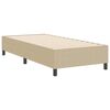vidaXL Estrado de cama plataforma Cinza Verde 90 x 200 cm tecido