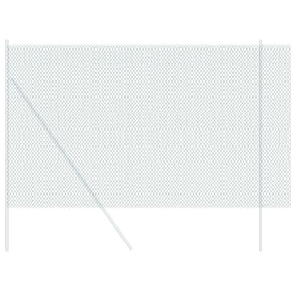 vidaXL Cerca Hexagonal Verde 1.5 x 50 m Aço