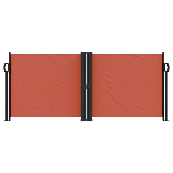 vidaXL Toldo lateral retrátil 100x600 cm terracotta