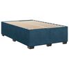 vidaXL Cama boxspring com colch&atilde;o 120x200 cm veludo azul