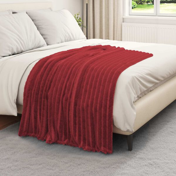 vidaXL Cobertores de Sof&aacute; 6 pcs Vermelho Bordeaux 150 x 130 cm L&atilde;