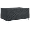 vidaXL Capa para M&oacute;veis Liso Preto 230 x 165 x 80 cm 210D
