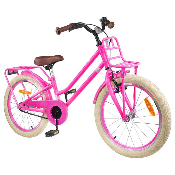 vidaXL Bicicleta Infantil 20 Polegadas para 6-11 Anos Rosa Escuro