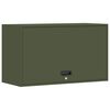 vidaXL Arm&aacute;rio de parede para garage Verde-oliva 90 x 40 x 53 cm