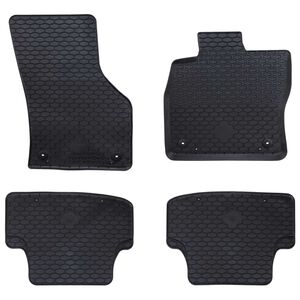 vidaXL Tapete de carro 4 pcs Preto adequado para Audi A3 2012-2020