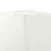 vidaXL Floreira Branco 120 x 120 x 35 cm A&ccedil;o