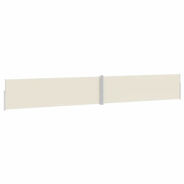 vidaXL Toldo lateral retr&aacute;til para p&aacute;tio 170x1200 cm creme