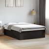 vidaXL Estrutura de cama 160x200 cm derivados de madeira preto