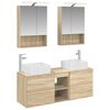 vidaXL Conjunto de M&oacute;veis para Banheiro 5 pcs Carvalho Sonoma