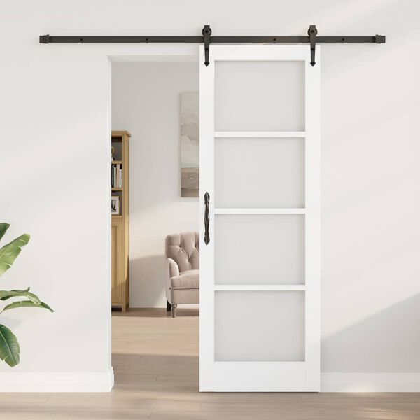 vidaXL Porta Deslizante ORKDAL Branco 73,5 x 211 cm