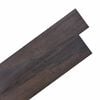 vidaXL Pranchas de Piso Marrom Escuro 2,51 m&sup2; 18 unid. PVC