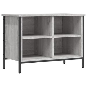 vidaXL Sapateira 69x35x50 cm derivados de madeira cinzento sonoma