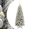 vidaXL &Aacute;rvore de Natal Artificial Branco 120 cm