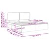 vidaXL Estrutura da Cama com cabeceira Sonoma 180 x 200 cm