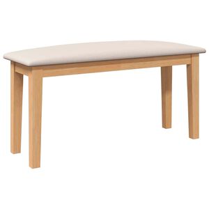 vidaXL Banco 90 cm madeira seringueira maci&ccedil;a