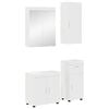 vidaXL Conjunto de M&oacute;veis para Banheiro TULUM 4 unid. Branco