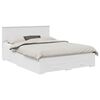 vidaXL Estrutura da Cama Branco 150 x 200 cm Derivados de Madeira