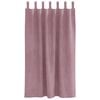 vidaXL Cortinas opacas 2 pcs Rosa Escuro 140 x 175 cm Veludo