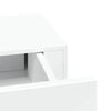vidaXL Prateleira de parede com gaveta MDF 40x23,5x10 cm branco