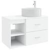 vidaXL Conjunto de M&oacute;veis para Banheiro 2 unid. Branco