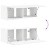 vidaXL Gabinete para TV 8 pcs Branco