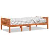 vidaXL Cama de crian&ccedil;a sem colch&atilde;o 80x200 cm pinho maci&ccedil;o castanho-mel