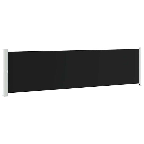 vidaXL Toldo lateral retr&aacute;til para p&aacute;tio 600x160 cm preto