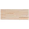 vidaXL Tampo de mesa retangular 110x40x2,5 cm madeira de pinho maci&ccedil;a