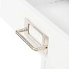 vidaXL Arm&aacute;rio de arquivo com 5 gavetas metal 28x35x35 cm branco