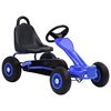 vidaXL Kart a pedais com pneus pneumáticos azul