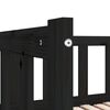vidaXL Estrutura sof&aacute;-cama de puxar 2x(90x190) cm pinho maci&ccedil;o preto