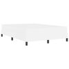 vidaXL Estrutura da Cama com colch&atilde;o Branco Puro 160 x 200 cm tecido