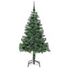 vidaXL &Aacute;rvore de Natal com 150 LEDs com suporte Verde 150 cm PVC