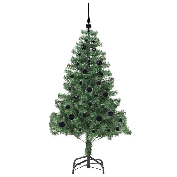 vidaXL &Aacute;rvore de Natal com 150 LEDs com suporte Verde 150 cm PVC
