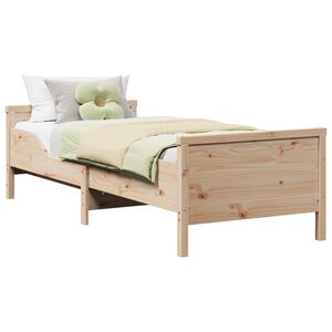 vidaXL Estrutura da Cama Castanho 80 x 200 cm Derivados de Madeira