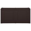 vidaXL Caixa para almofadões 86x40x42 cm 85 L castanho